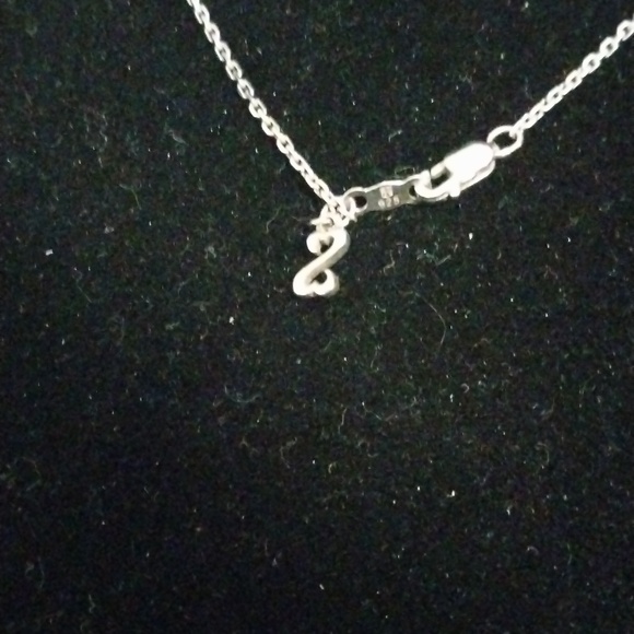 Vintage, Sterling Silver And Diamonds...Jane Seymour's Open Heart Love Necklace - Picture 2 of 2